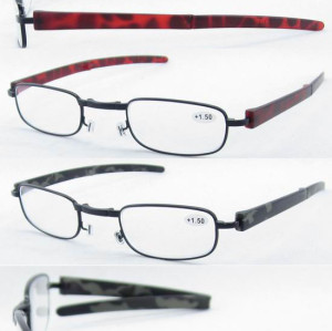 Lightweight Fashionable Portable Reading Glasses and Easy to Carry Cost-Effective Men Folding Reading Glasses with Glasses Case