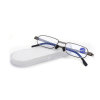 Wholesale Customize Logo Classic Foldable Portable Metal Frame Glasses for Men Women Anti-Blue Light Reading Glasses