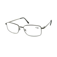 Full Rim Metal Frames Small Shape Front Stainless Steel Unisex Protect Eye Glasses for Working Men Women Reading Glasses