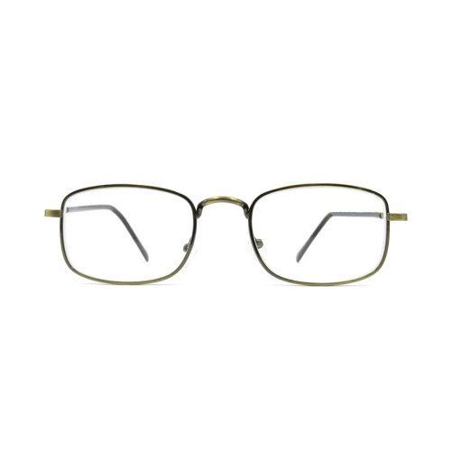 Designer Women Men Custom Logo Fashion Square Stainless Frame Reading Glasses