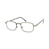 Designer Women Men Custom Logo Fashion Square Stainless Frame Reading Glasses