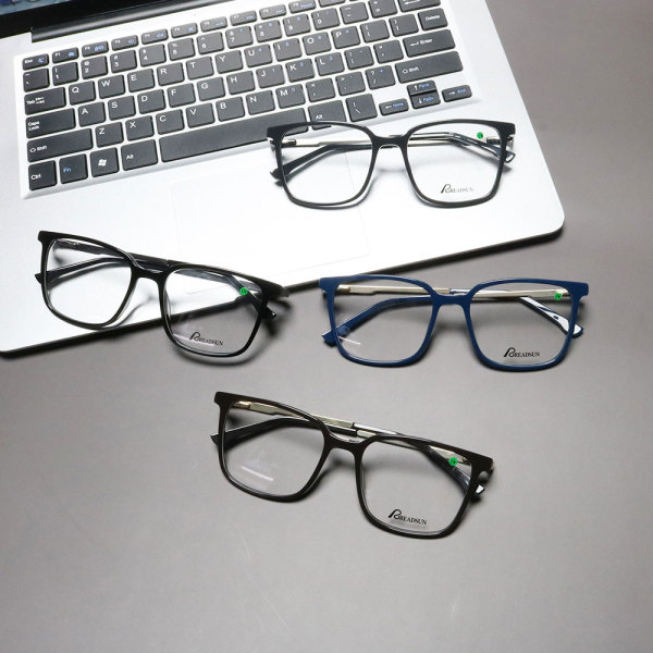 Square Solid Acetate Optical Frame Eyeglasses Frames For All Face
