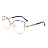 New Design Women Custom Logo Cheap Teenager Glasses Optical Eyeglasses Metal Frame