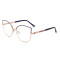 New Design Women Custom Logo Cheap Teenager Glasses Optical Eyeglasses Metal Frame