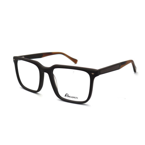 2024 New Stylish Trend Acetate Eyeglasses Frame with Carbon fiber foot silk
