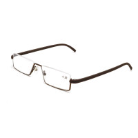 Half Frame Business Metal portable pen Eyeglasses Reading Glasses Frames for Men