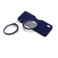 Portable Mini Pocket Magnifying Presbyopia Nose Clip Reading Glasses