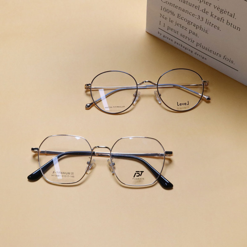 square full frame men titanium optical eyeglasses frame manufactor