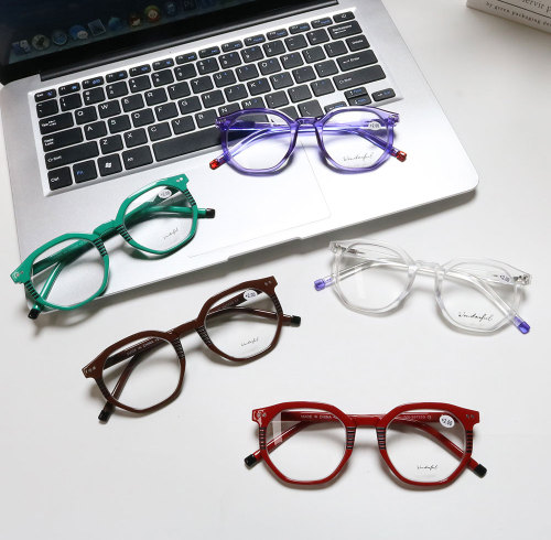 Fashion Retro Anti Blue Reading Glasses Ladies Computer Prescription Glasses Frame HD Reading Eyeglasses Frame