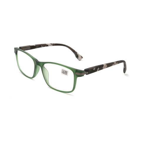 FDA CE Custom Plastic Reading Glasses with Metal Spring hinge