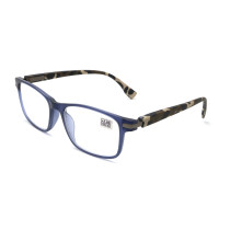 FDA CE Custom Plastic Reading Glasses with Metal Spring hinge