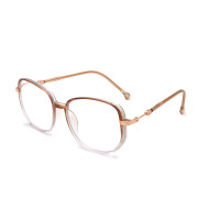 Anti-blue light big frame presbyopia glasses star high-definition flat ultra-light fashion age-reducing female reading glasses