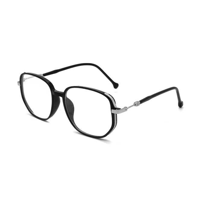 Anti-blue light big frame presbyopia glasses star high-definition flat ultra-light fashion age-reducing female reading glasses