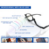 Plastic Frame lady rolling cosmetic reading glasses Making up Reading Glasses Presbyopic Eyeglass