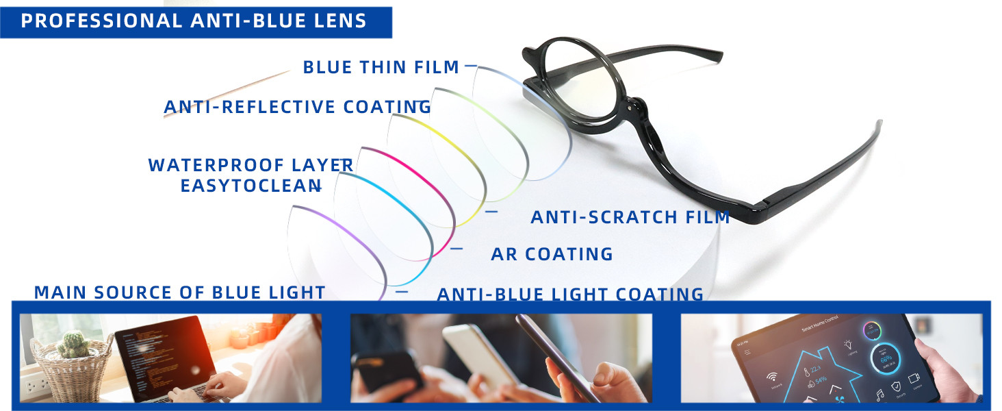 cosmetic reading glasses