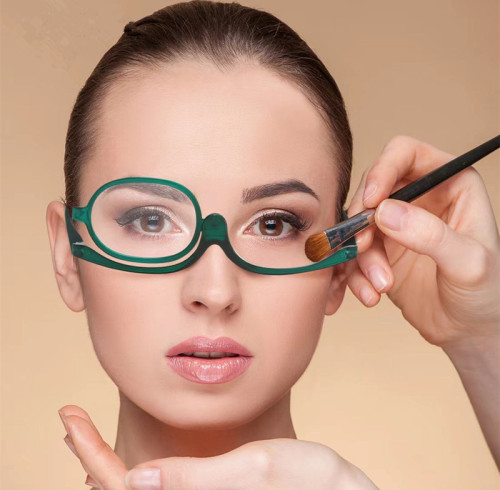 180 Degree Rotating Cosmetic Glasses Folding Eyeglasses Rotatable metal hinge Reading Glass Makeup Glasses