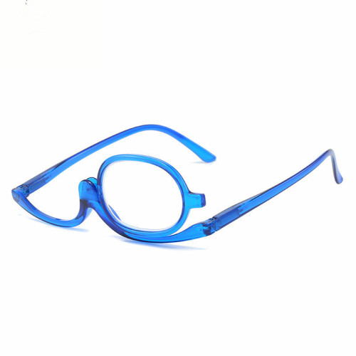 180 Degree Rotating Cosmetic Glasses Folding Eyeglasses Rotatable metal hinge Reading Glass Makeup Glasses