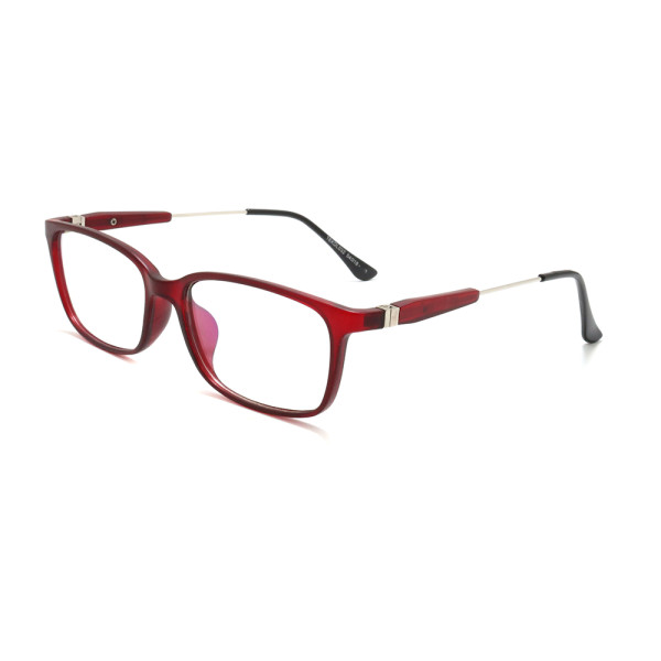 Unisex latest metal temple PC Optical Frame with Cp temple tip