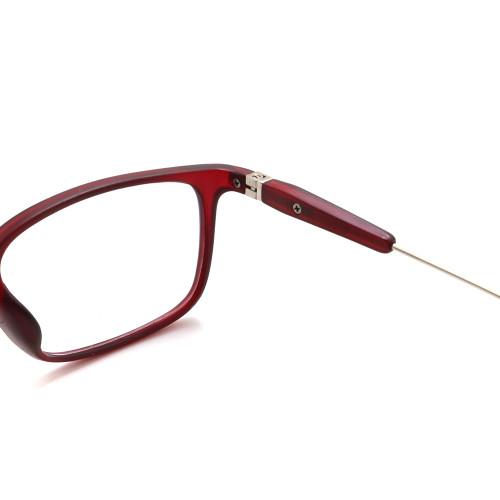 Unisex latest metal temple PC Optical Frame with Cp temple tip