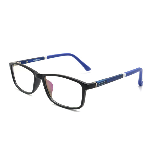 Fashion Unisex PC Optical Frame with metal temple