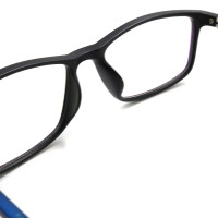 Fashion Unisex PC Optical Frame with metal temple