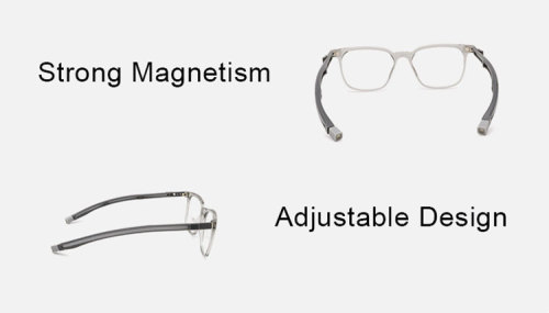 Adjustable TR Optical Frame with Clip on Lense