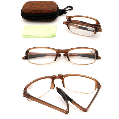 Portable UItra-Iight FoIding Half-frame Reading Glasses