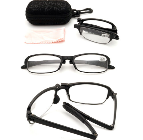 Portable UItra-Iight FoIding Half-frame Reading Glasses