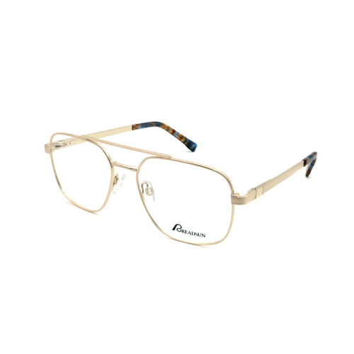 The Original Design Masculine Metallic Textured Optical Frame