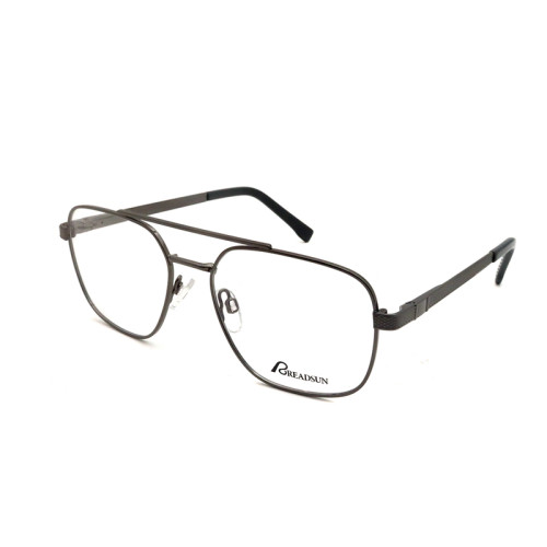 The Original Design Masculine Metallic Textured Optical Frame