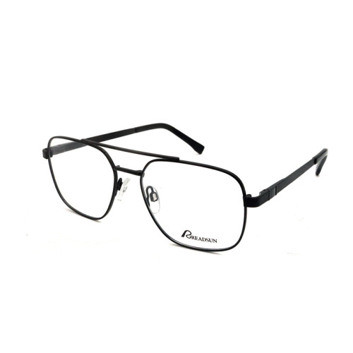 The Original Design Masculine Metallic Textured Optical Frame