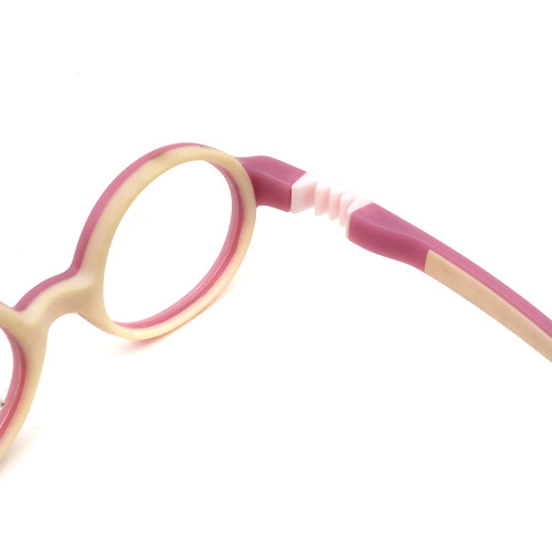 Kids Optical Glasses Flexible Candy Color Round Frame Tr90 Material Prescription Glasses for Children