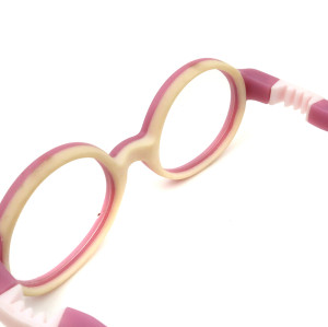 Kids Optical Glasses Flexible Candy Color Round Frame Tr90 Material Prescription Glasses for Children