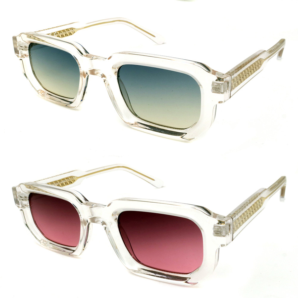 Verify eyewear manufacturer — front view of frame sample