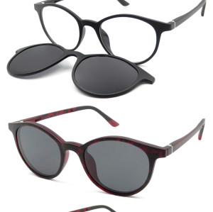 Best selling Clip on optical frame with polarized lens Support customization