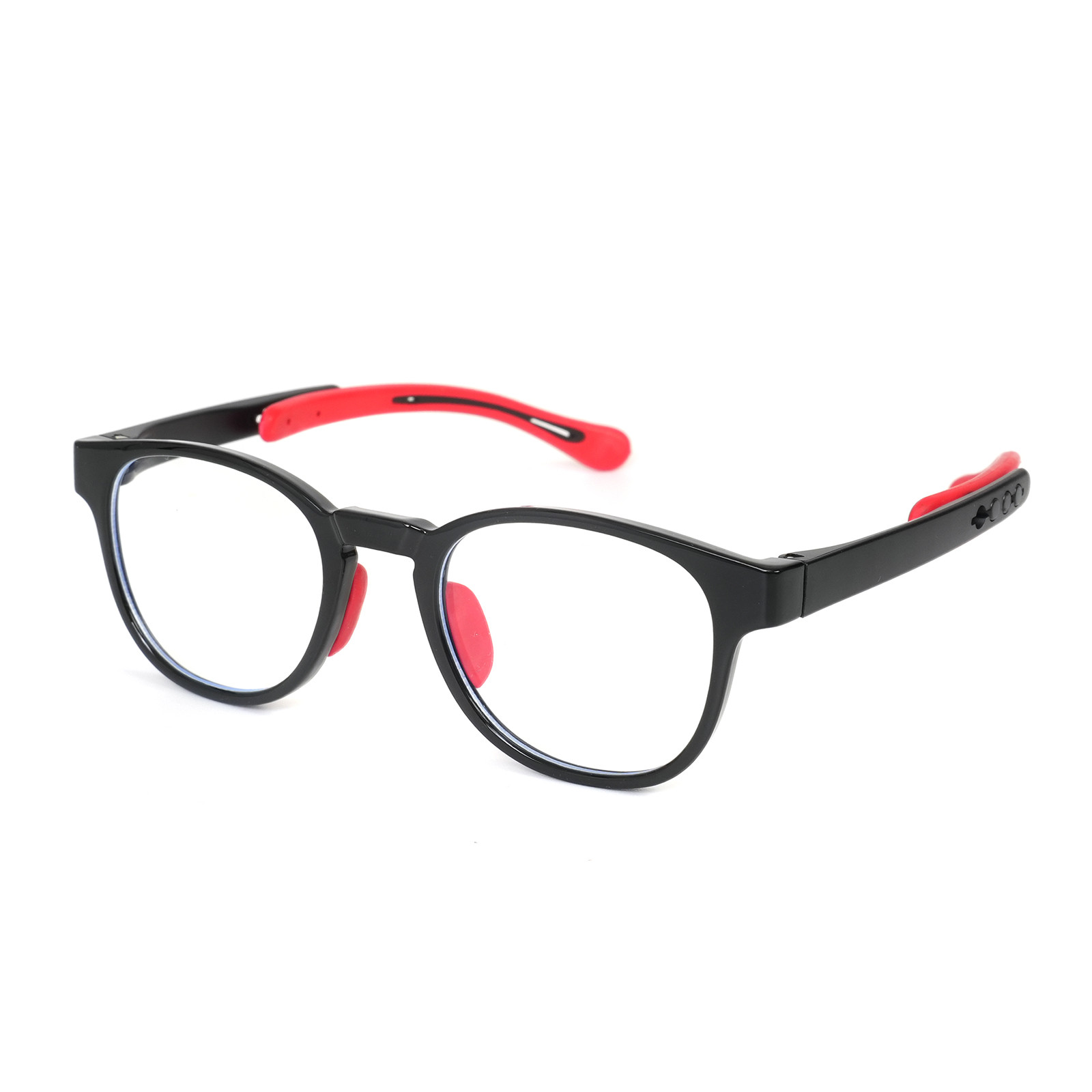 kids non prescription glasses OTRK927014 front view in custom colour range