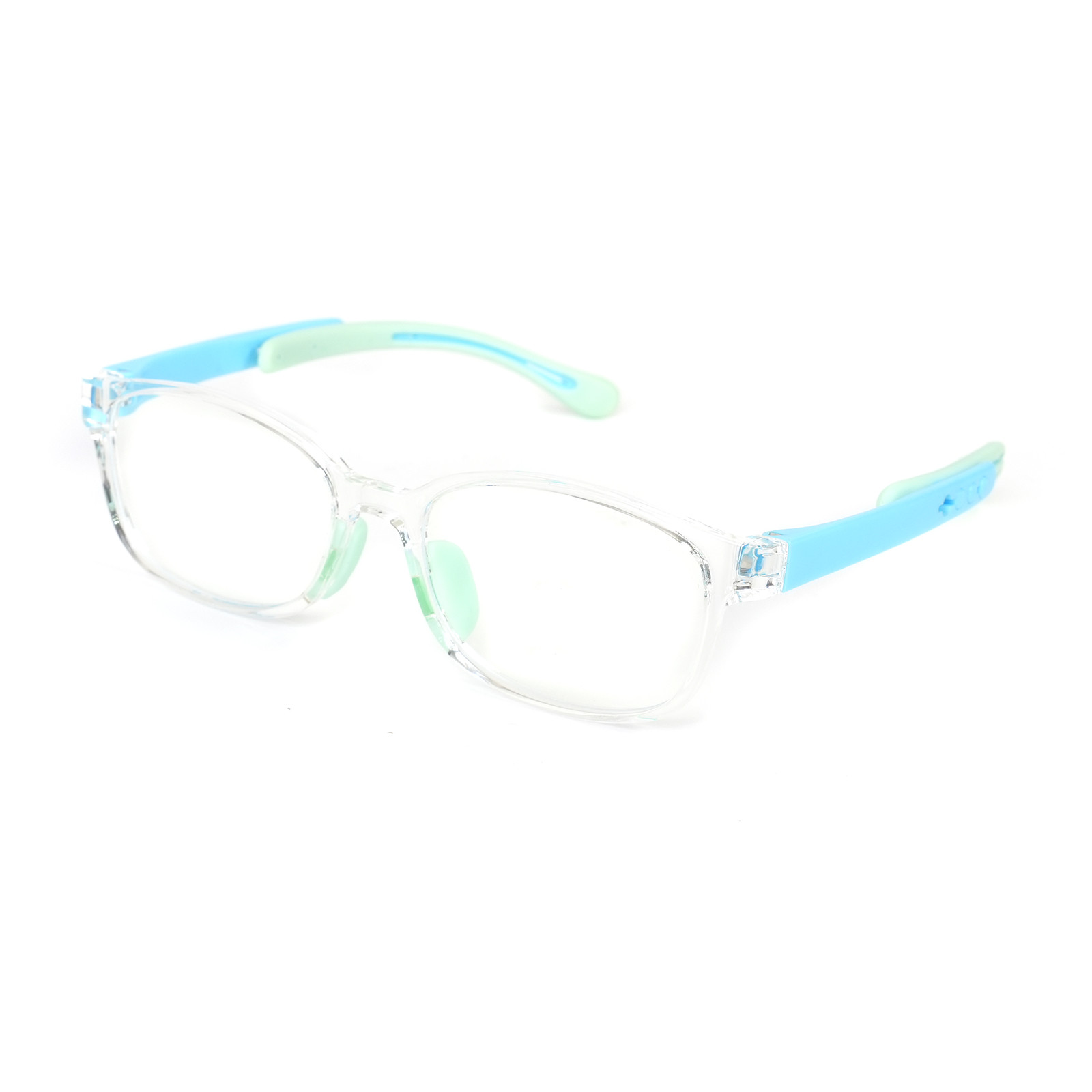 ISO standard eyeglass frames — front view of compliant frame