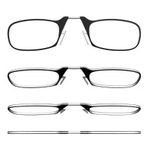 2026 New Reading Glasses Without Arms Folding Mini Keychain Reading Glasses For Wholesale