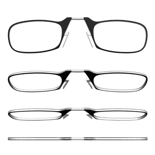 2024 New Reading Glasses without arms Folding Mini Keychain Reading Glasses For Wholesale