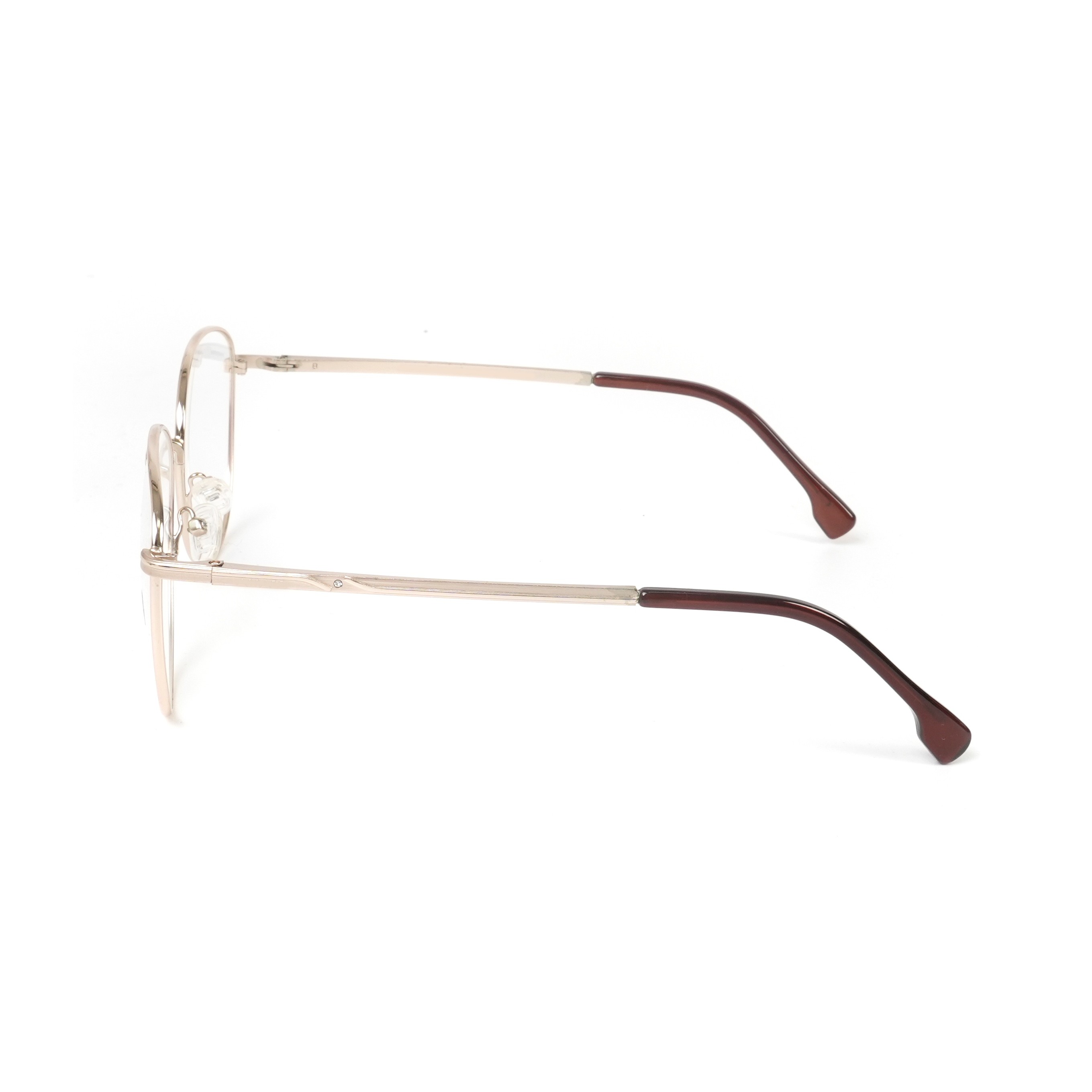 OM708162 Metal Optical Glasses frame, three-quarter side profile