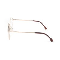 Wholesale Round Frame Metal Optical Glasses Gold Color With Clear Lens For Women