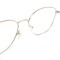 Wholesale Round Frame Metal Optical Glasses Gold Color With Clear Lens For Women
