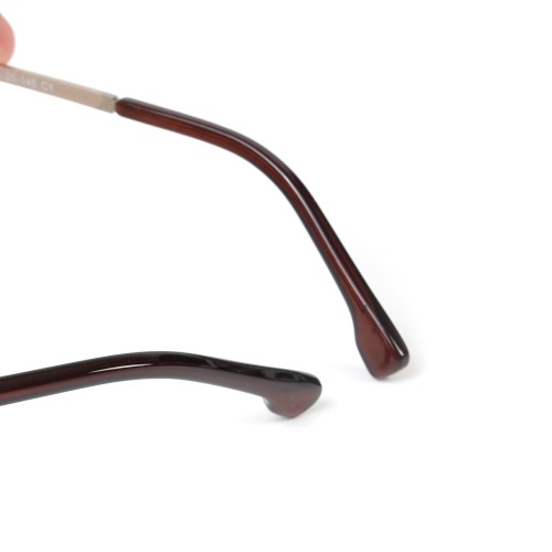 Wholesale Round Frame Metal Optical Glasses Gold Color With Clear Lens For Women