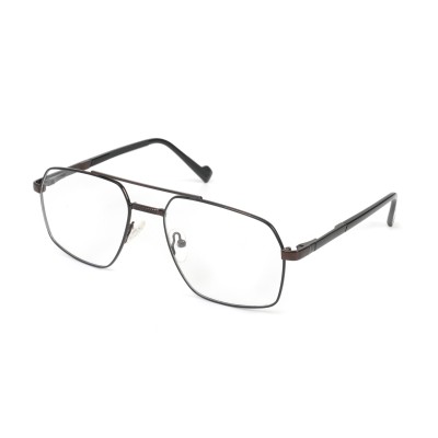 Double Bridge Business Opical Frames For Men | Oversize Square Frame Metal Sunglasses Suppliers