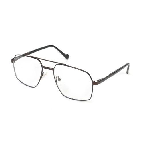 Double Bridge Business Opical Frames For Men | Oversize Square Frame Metal Sunglasses Suppliers