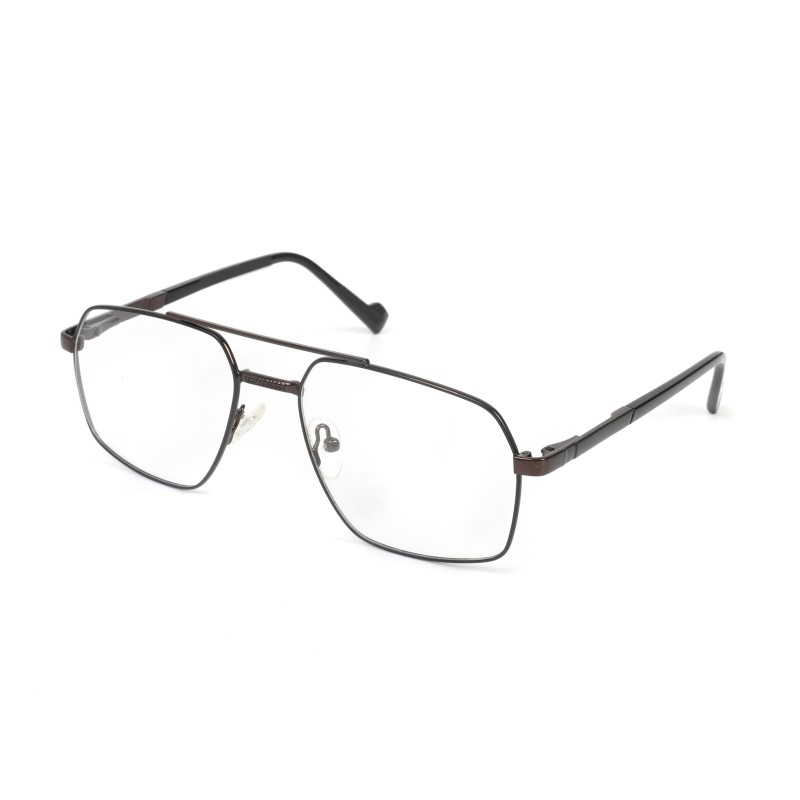 Double Bridge Business Opical Frames For Men | Oversize Square Frame Metal Sunglasses Suppliers