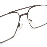 Double Bridge Business Opical Frames For Men | Oversize Square Frame Metal Sunglasses Suppliers