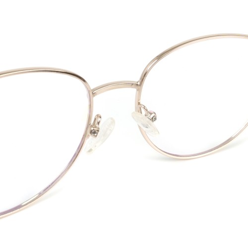 Wholesale Design Optical Frame For Women Round Classic Metal Eyeglass Frames Factory Direct Sell