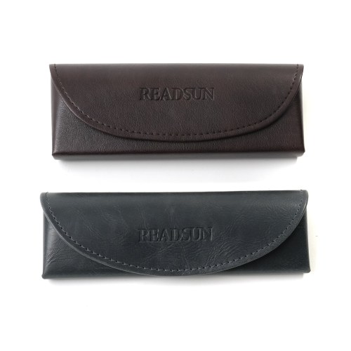 Custom PU Lether Hardshell Eyeglasses Case Lightweight Portable Sunglasses Pouch For Men And Women