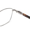 Special Shape Metal Optical Frame With Acetate Temple Support Customization For Women